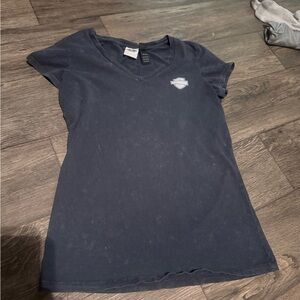 Harley-Davidson Dark Blue V-Neck Tee